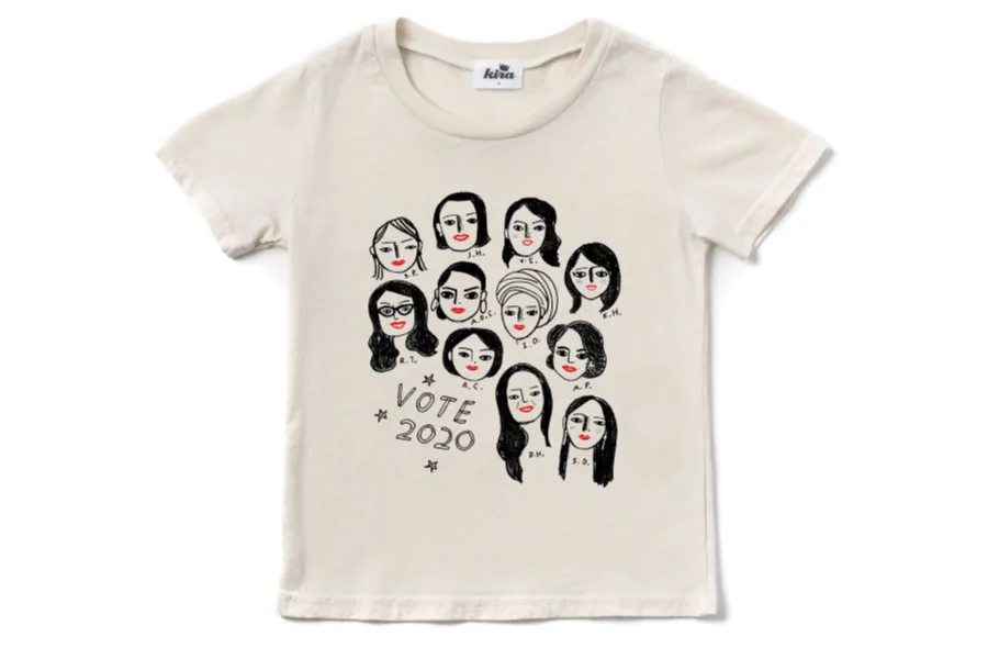 Carolyn Suzuki x Kira Kids US Congresswomen shirt with 100% of proceeds supporting She Should Run