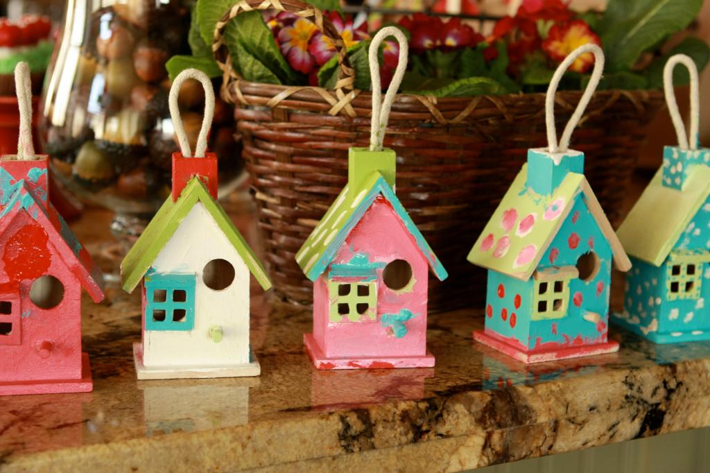 Birthday on a budget: let your party activity double as the party favor, like these birdhouses from Make It Do