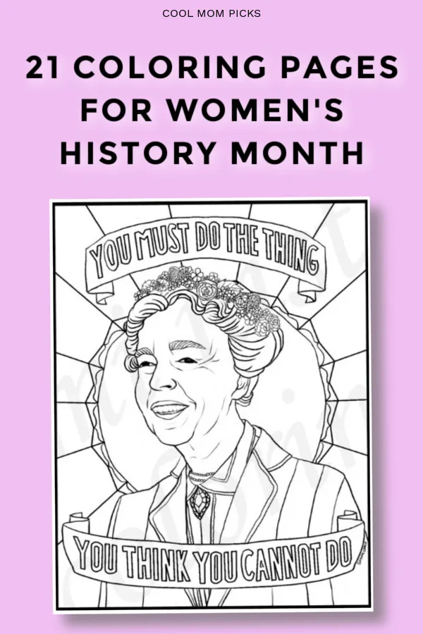 National Women's History Month coloring pages: Clara Hale
