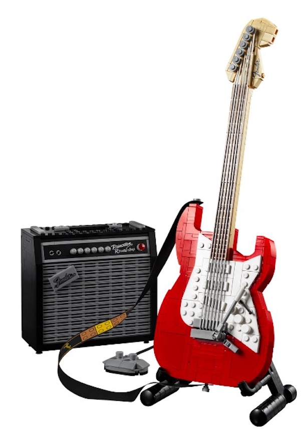 LEGO Fender Stratocaster is a great LEGO kit for the man who has everything