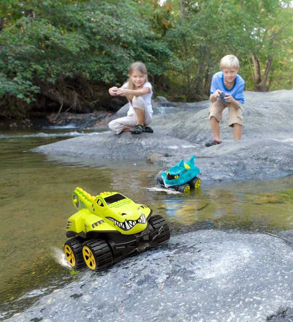 AquaPod's lagoon lets toddlers cool off and play at the same time.