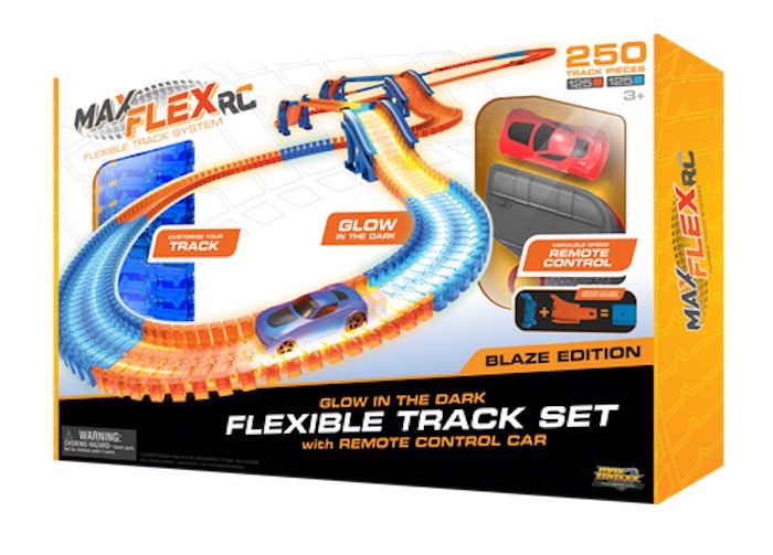 Hot toy trends from New York Toy Fair 2018: Race car sets with a twist, like the Max Flex RC set (sponsor)