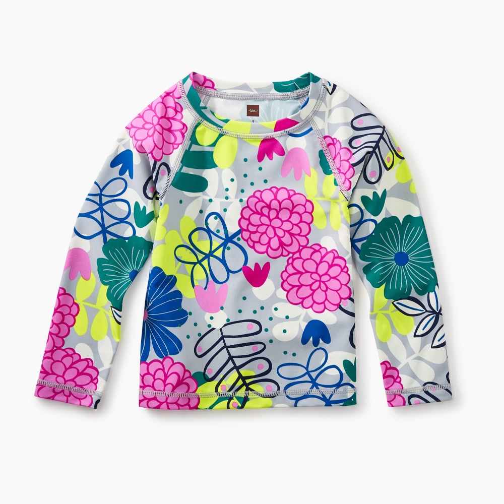 Rash guards with UPF: Bouquet rash guard with UPF | Tea Collection