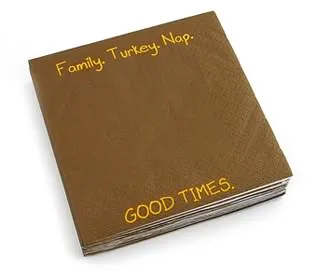 Holiday cocktail napkins that say it all