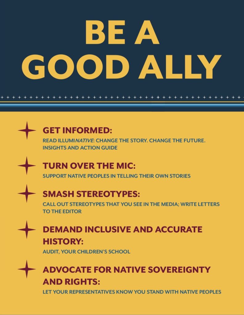 How to be a good ally to Native Peoples, via IllumiNative