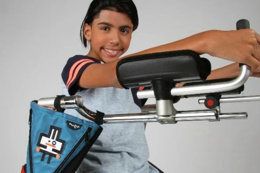PunkinFutz wheelchair bags and orthotic accessories for kids.