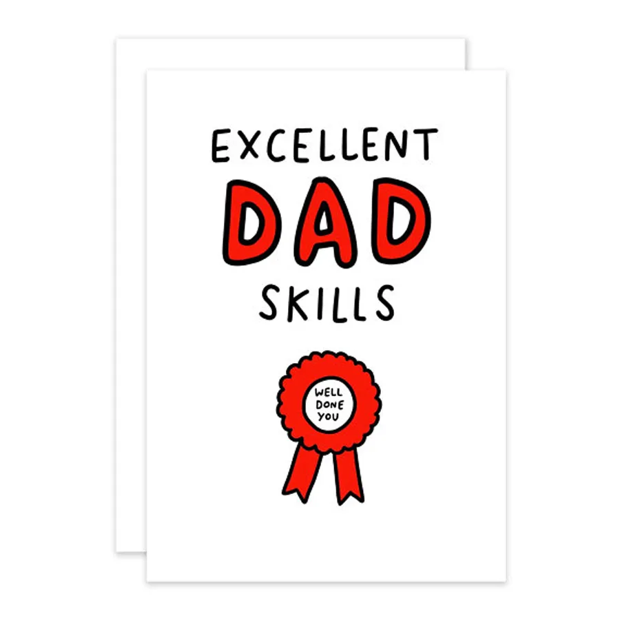 Funny Father’s Day Cards: Crushing It Card from Aviate Press