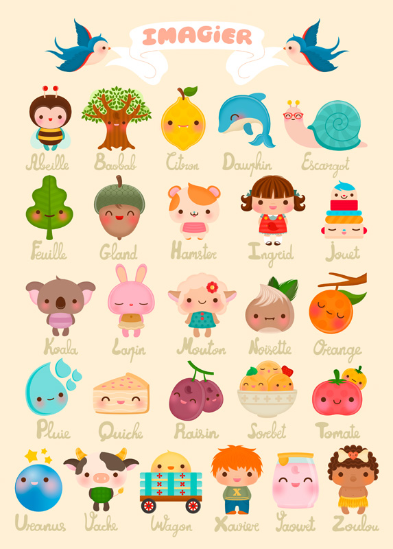 French Alphabet Poster | Cool Mom Picks