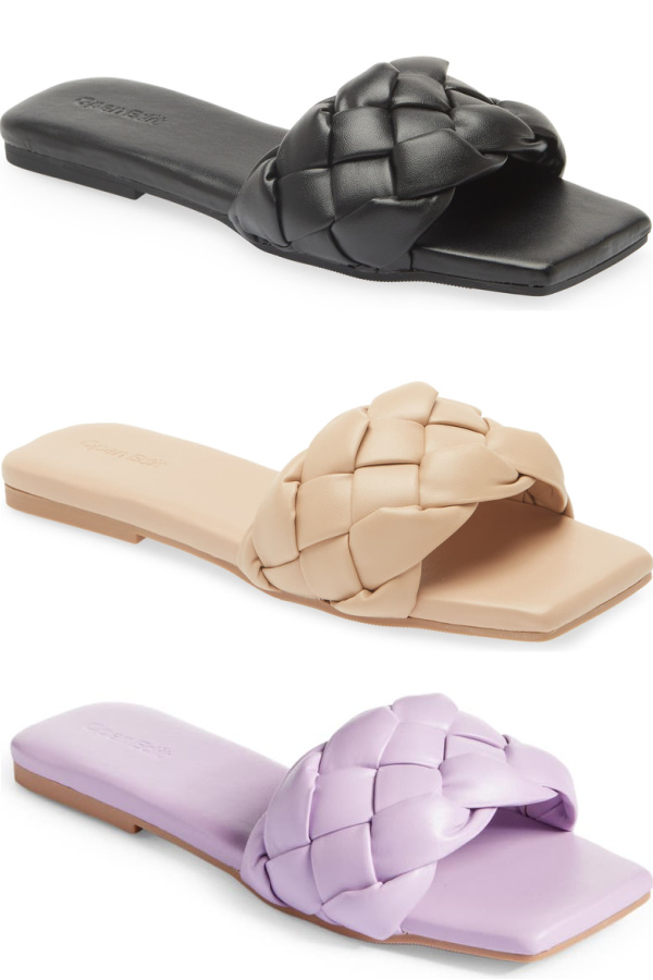 Open Edit Lucca Braided Slide Sandal: On trend for spring/summer