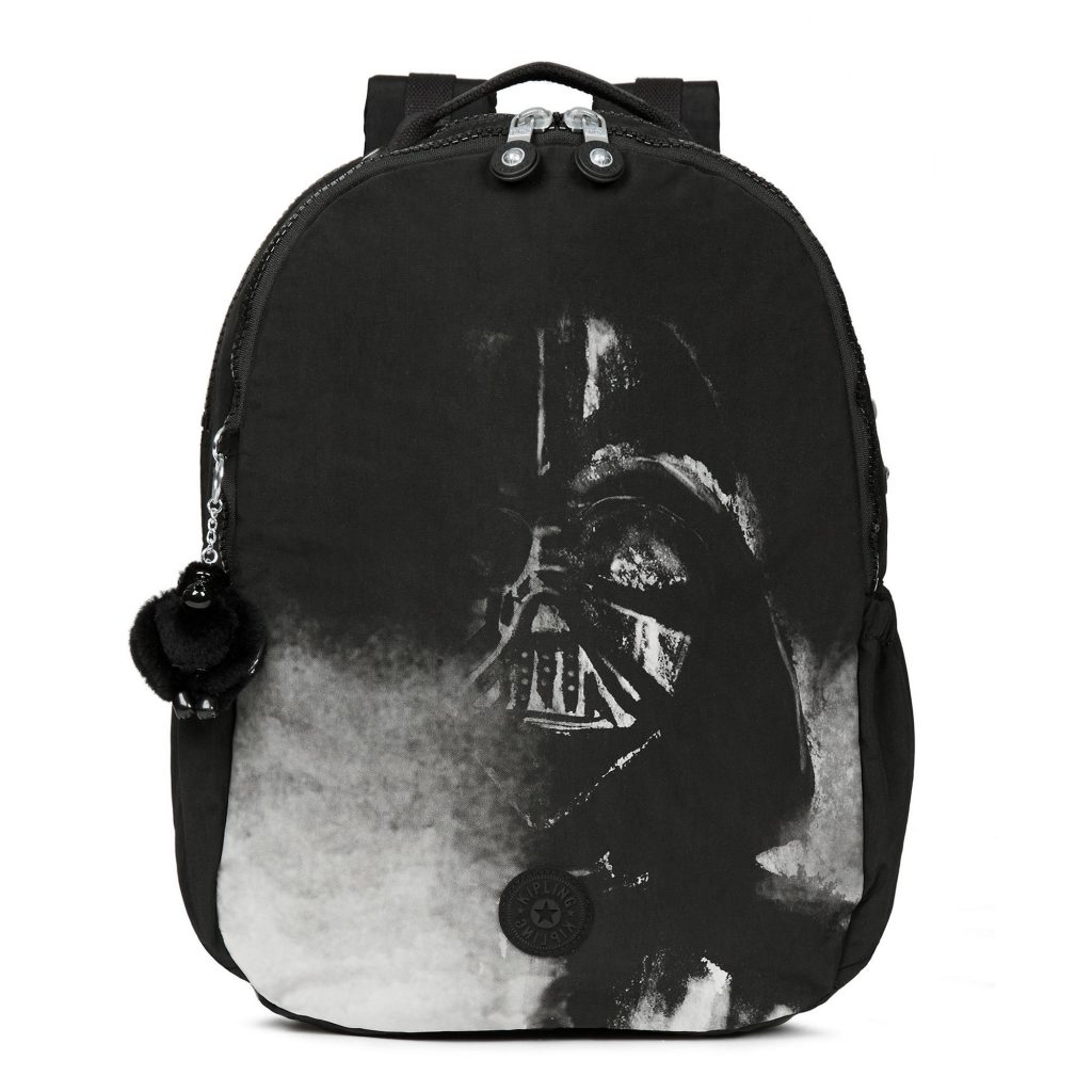 Cool backpacks for tweens and teens: Large Star Wars Darth Vader laptop backpack from Kipling