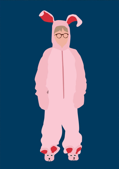 Christmas movie-inspired holiday cards from The Lassoed Moon: A Christmas Story!