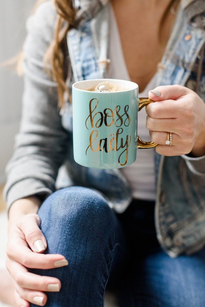 Galentines gifts for your BFF : Bossy Lady mug via Sweetwater Decor