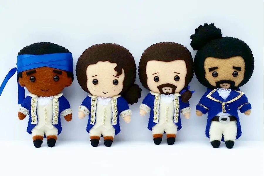 New handmade Hamilton Dolls from Bobeena Shop on Etsy!