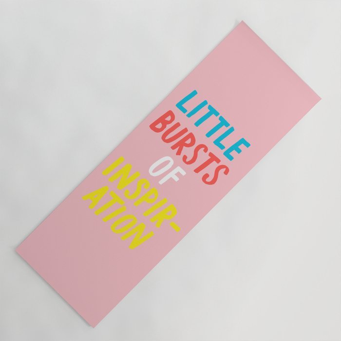 Fresh yoga mats: Little Bursts of Inspiration at Julia Walck