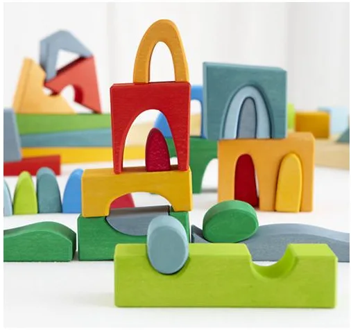 Humble wooden blocks get a beautiful makeover