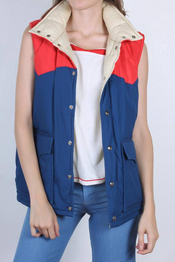Stranger Things party ideas: Vintage Puffy Vest | Flying Apple Vintage