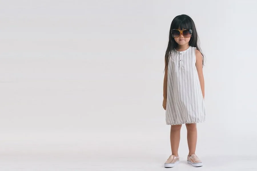How to make the switch to organic kids' clothing: Dress from Go Gently Nation