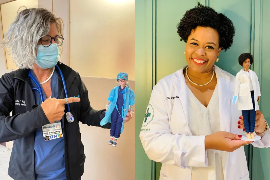 Barbie's real life healthcare heroes collection features one-of-a-kind dolls modeled after incredible women in medicine and healthcare around the world