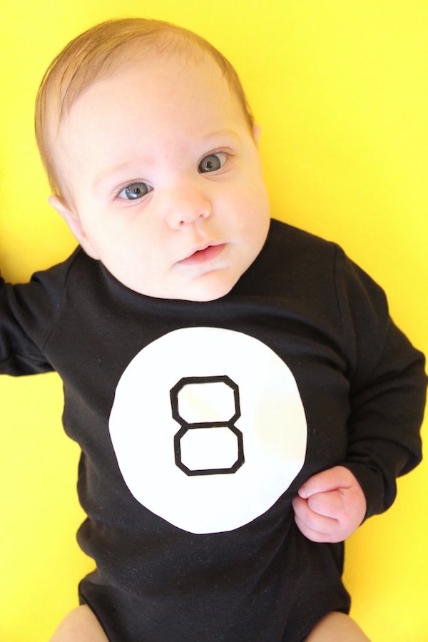 Baby Halloween costumes from onesies: Baby Magic 8-Ball Costume by And We Play