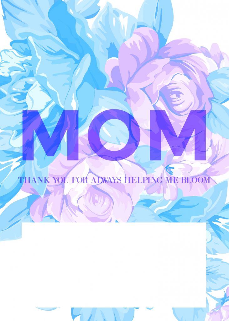 Free Mother's Day card printable:Thanks for helping me bloom | Cool Mom Picks