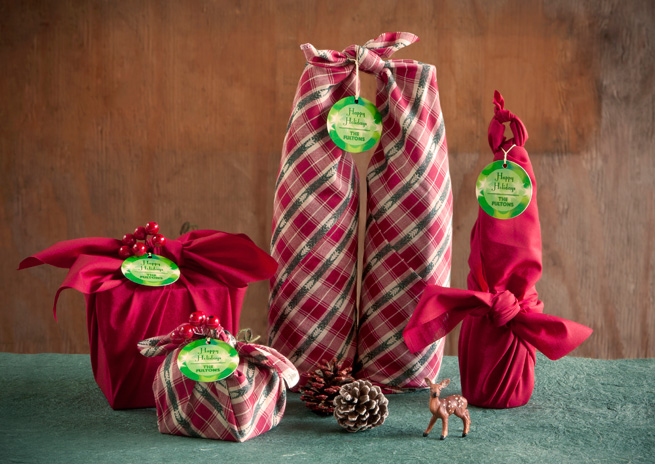 How to try furoshiki gift wrapping techniques: DIY at Evermine