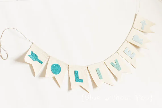 Reusable personalized birthday banners