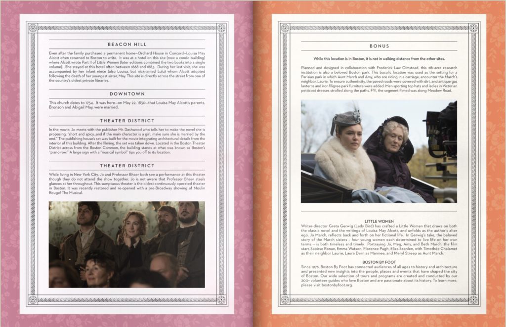 You can now do a Little Women scavenger hunt of locations when you take your teens to Boston!