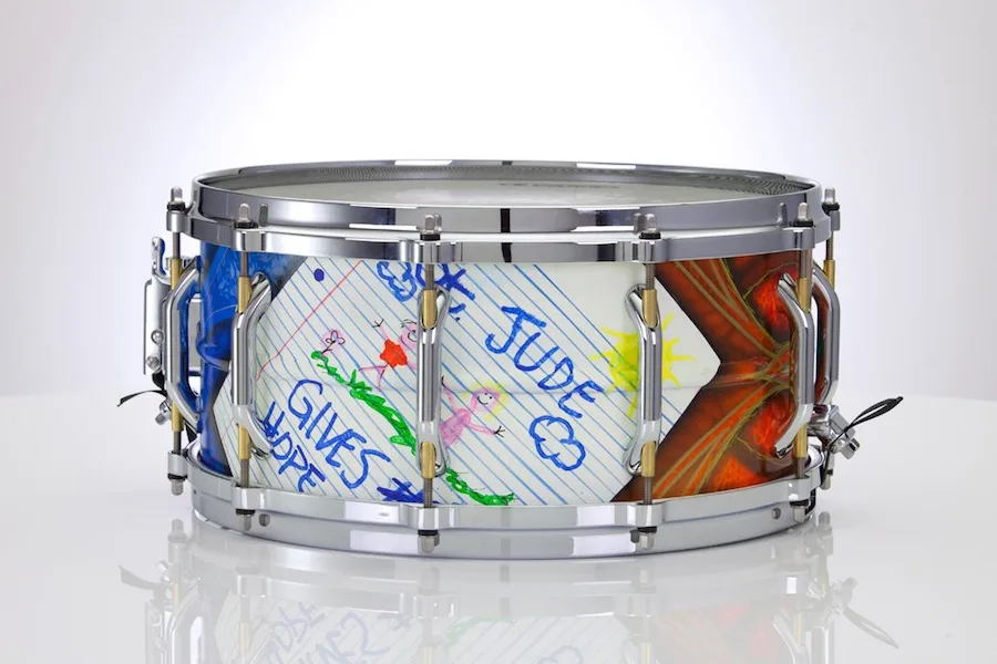 Music Gives to St. Jude Kids: Autographed Shinedown Drum