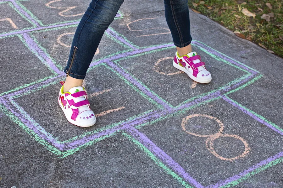 Customizing sneakers: Shoes made for kids to decorate with water-based nail polishes from Bobbi-Toads