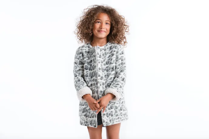 Snow Leopard Trend: Fleece-Lined Coat from Zara