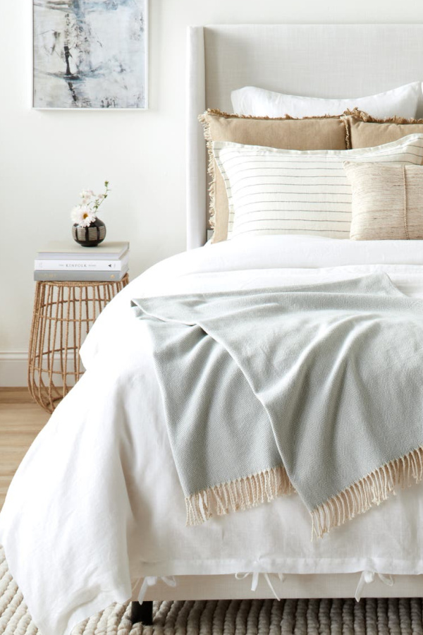 The cozy Sferra throws are a luxurious mothers-in-law gift.And on sale!