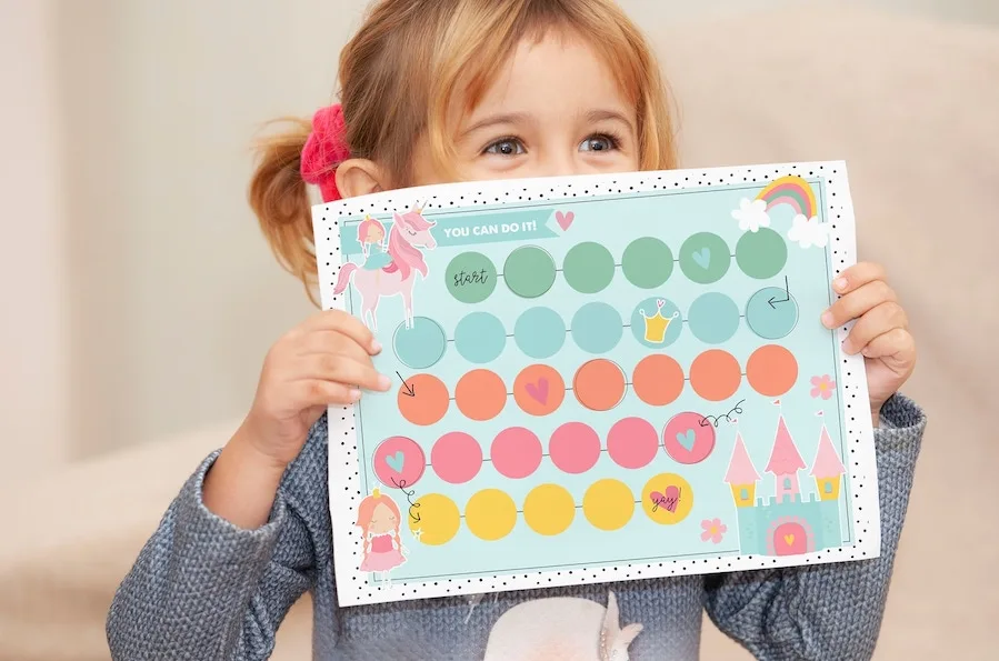 Great printable rewards charts for kids from Kendra John Designs