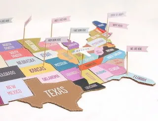 A DIY puzzle that helps you keep the United States, united