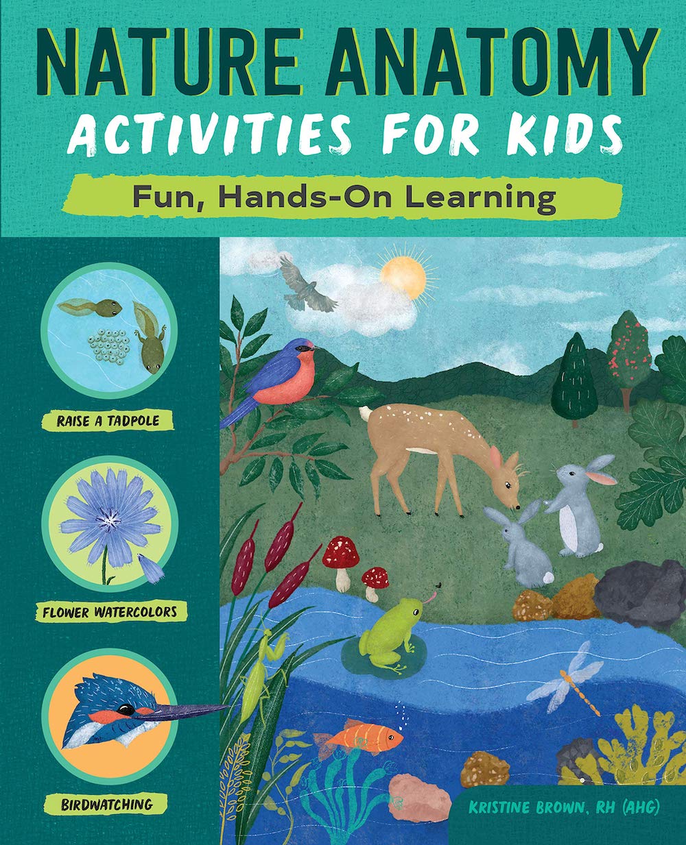 5 new books about spring for kids: Nature Anatomy Activities for Kids by Kristine Brown
