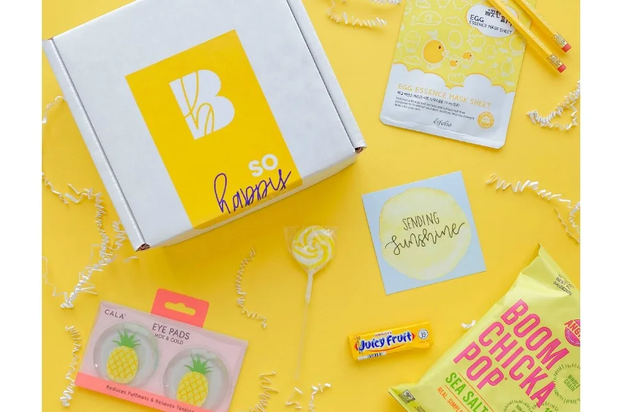 Send a Brightbox curated gift box like this cheerful Sunshine Box to someone special