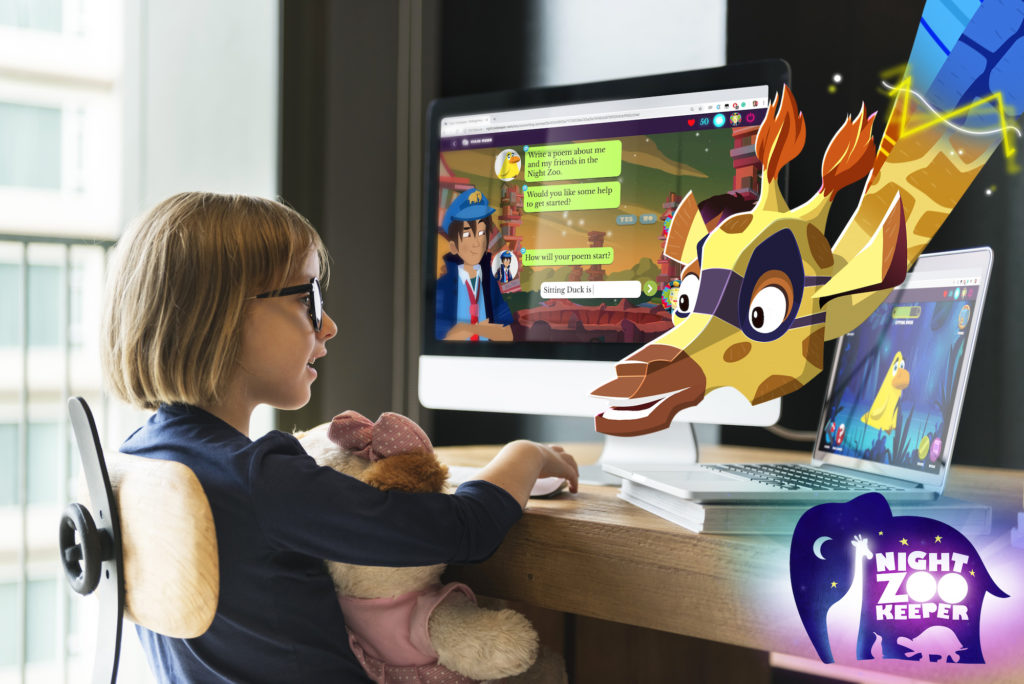 Night Zookeeper is an exciting way to help kids improve reading and writing skills (sponsor)