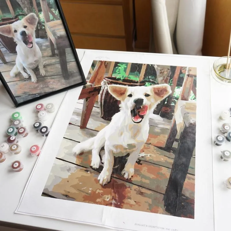 Custom paint-by-number kits from Winnie's Picks are one of our favorite gifts of the summer