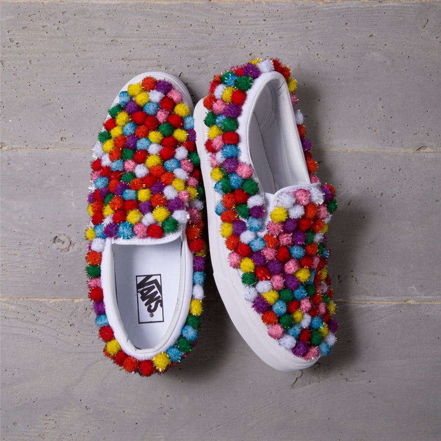 Jessica Szohr celebrity designed Vans Custom Culture