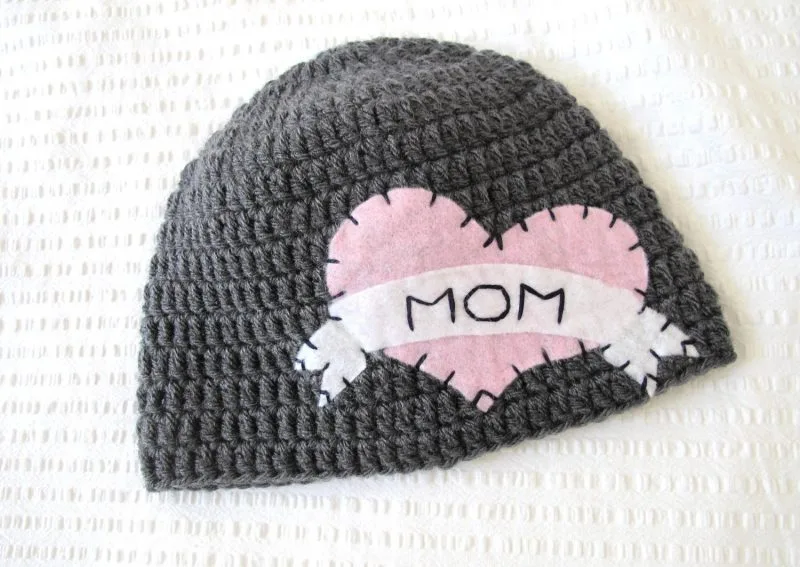 Valentine's Day gifts for babies: Heart Tattoo Hat by Hunky Dori Boutique