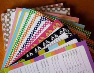 The one page baby record book