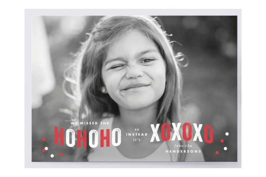 Minted's huge selection of cool cards by independent designers means you can find the perfect photo Valentine's Day card.