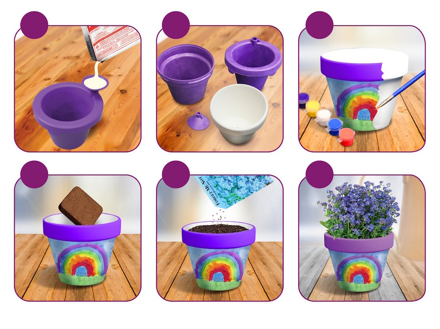 DIY Mother's Day gifts that kids can make: Perfect Craft Flower Garden by Skullduggery at Target