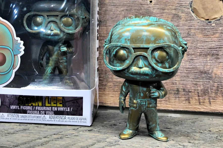 New Stan Lee Funko! Pop in a bronze patina