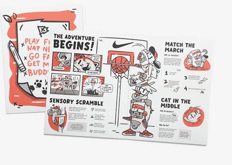 Nike Adventure Club: Get exciting outdoor adventure guides with each new pair of shoes.