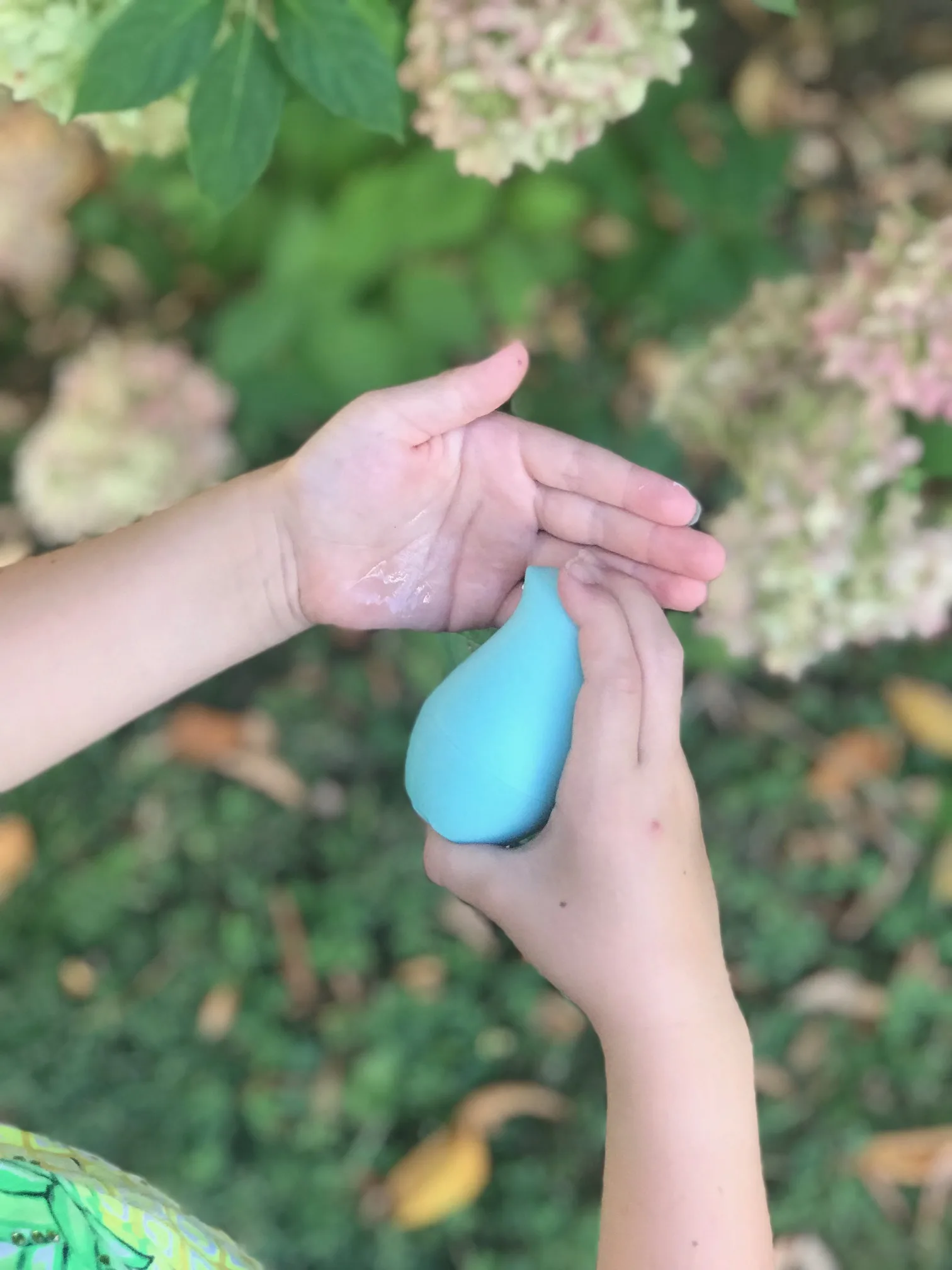 The Olika Birdie hand sanitizer
