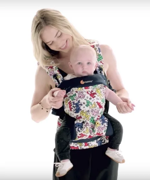 The new Ergo Baby 360 + Keith Haring collection of baby carriers