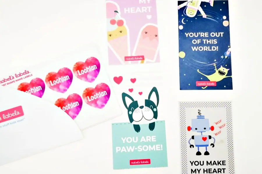 Valentine's Day card hack for preschoolers to make life easier when it comes to classroom cards