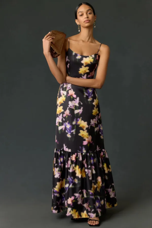 Floral dresses for summer weddings: Embroidered A-Line Dress from Sam Edelman
