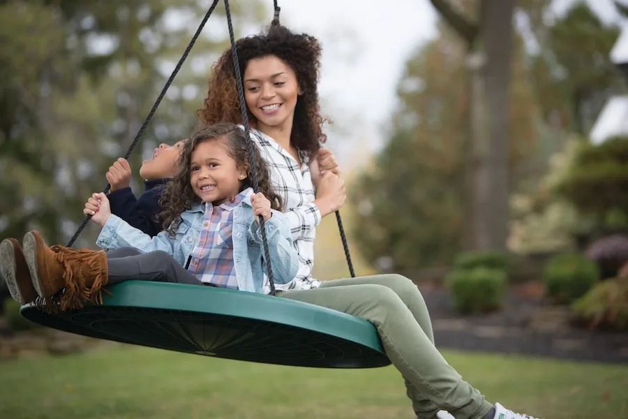 Cool backyard swings for kids: The Super Duper Spinner