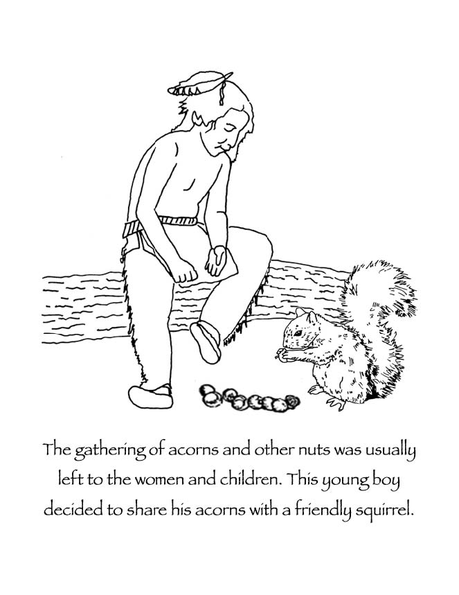 Historically accurate Thanksgiving pages: Native and Pilgrim children didn't tend to spend time together
